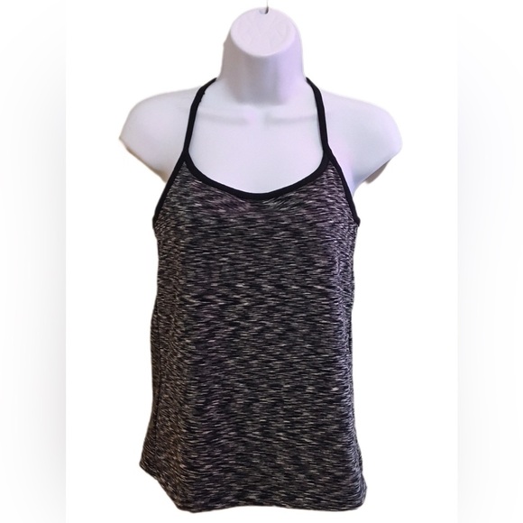 Joe Fresh Tops - Joe Fresh Gray and Black Fitted Sleeveless Tank Top